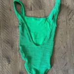 NWT Hunza G Classic Square Neck One Piece Emerald OS Green Photo 4