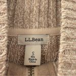 L.L. Bean Knit Cardigan Full Zip Sweater Cable Photo 1
