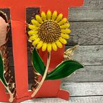 Piper K Sunflower and Rose Hair Clip Yellow Photo 4