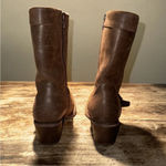 Durango  brown Pull On Heeled Harness Western Cowboy  Boots Size 6.5 NWT Photo 2