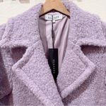 Elliatt Amethyst Cozy Shearling Teddy Coat Jacket in Lilac Purple Size Small NWT Photo 4