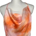 Peppermayo NWT Pepermayo Winona Halter Slip Dress in Peach Tie Dye Mini Dress US 2 Photo 1