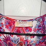 Altar'd State Altar’d State Pink Boho Festival Romper Floral V-Neck Tassel Drawstring, Small Photo 1