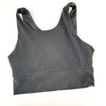 DYI ‎ crop top bra black ribbed size small Photo 1