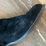 None Knee High Black Velvet Boots Photo 7