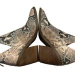 Vince Camuto Gigietta Snakeskin Ankle Booties, Sz 9.5 Photo 6