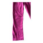 Lululemon Magenta color leggings, two side pockets, one back zip pocket, excellent condition Measurements: Waist: side to side 14-16 inches Inseam: 22 inches Photo 2