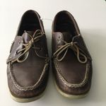 Sperry Top Sider Brown Leather Lace Up Loafers Boat Shoes Womens Size 8 Photo 1