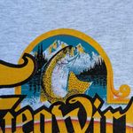 Fruit of the Loom Vintage 90s Fiegwild Handmade Ale Brewhouse Fish Graphic Long Sleeve T-shirt Photo 4