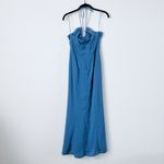Abercrombie & Fitch Abercrombie Halter Maxi Plunge Dress Photo 3