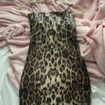 Cheetah Tight Dress Brown Size XS Photo 0