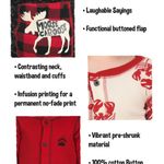 Couple/pair Bear Cheeks Adult Plaid Onesie Flapjack M/L Size L Photo 3