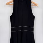 Badgley Mischka Old Money Jumpsuit sz 2 Black Rhinestone Trim Polyester NEW $189 Photo 9