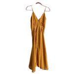 House of Harlow  1960 x Revolve Ines Dress Size XS Mustard Yellow Spaghetti Strap Photo 3