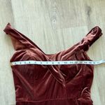 Revelry Bardot Velvet Dress sz 6 Photo 3