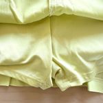 Jamie Sadock Skort Golf Front Slit Pockets Zip Fly Athletic Nylon Yellow 12 Photo 1