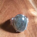 Madagascar Fire Labradorite Stainless Steel Ring (Size 8) Photo 12