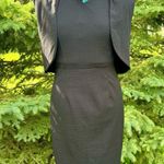 CBR Black Dress With Attached Shawl Photo 0