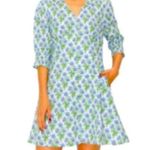 MELLODAY Blue floral mini dress Photo 1