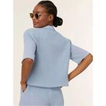 ANDIE Swim the Margarita Button Up Shirt in Mist Blue XS NWT Photo 3