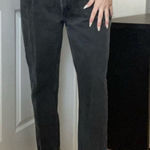 Levi's Vintage 512 Levi‘s Straight Leg Jeans High Rise Size 10 Washed Black/ Grey Photo 0