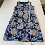 Talbots Colorful Paisley Sleeveless Shift Dress Size 12 Photo 8