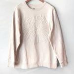 The lion King Disney puffy lion head sweatshirt oatmeal womens size small Photo 1