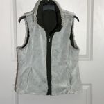 Weatherproof  Reversible Vest Faux Fur- Olive Small Photo 4