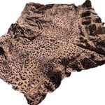 Skylar + Madison Leopard Paperbag Waist Shorts Photo 11