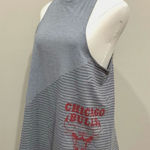 Under Armour Womens Chicago Bulls Tank Top Grey Sz M New Racer Back HeatGear Photo 0