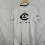 Adidas  UC Davis Aggies White Volleyball Clima Tech Tee Size‎ M NWT Photo 1