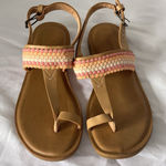 Apple Bottoms TOM'S Women's Bree Sling Back Sandals Casual - Beige size 9 B589 Photo 0