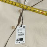 ZARA  Bloggers‎ Favorite Oyster White Lapel Collar Buttoned Cotton Blazer Sz L Photo 12