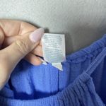 Kona Sol Swim Cover Up Dress Blue Ruffle Casual Cotton Beach Size XL Photo 4