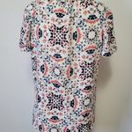 a.n.a  geo print tie neck blouse size mp Photo 5
