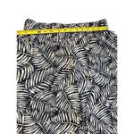 HOWON High Rise wide Leg Tropical Palazzo Pants size L White Photo 5