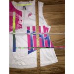 Nike Tennis Challenge Court NY Slam Tank Top Womens XL Pink Neon Agassi Retro 90 Photo 6