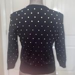 White House | Black Market  Pearl Detail Black Cardigan Photo 1