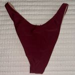 Forever 21  burgandy and tan reversible bikini bottoms Photo 1