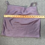 Nasty Gal Camisole Tank Top Cowl Neck Cropped Size 2 Purple Y2K Adjustable Strap Photo 1