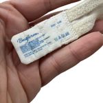 Vintage Bestforms White Cotton Bra Embroidered Floral Wireless Womens Size 34B Photo 4