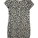 J.Crew  Women's Shift Dress Polka Dot Pockets‎ Pullover Cotton Modal Woven Sz. 2 Photo 0