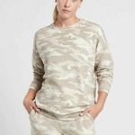 Athleta  Taupe Camo Studio To Street Sweatshirt Size Large Photo 0