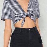 Nasty Gal Gingham Crop Top Photo 0