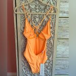 White Fox Boutique Hot sexy White Fox Playa Del Rey one piece swimsuit in tangerine NWT size medium Photo 3