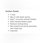 Nurse Mates  by Sofft Farrah ruffle black leather slip on sneakers size 8.5‎ Photo 2