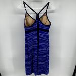 Athleta Shorebreak Swim Dress UPF 50+ Racerback Built In Bra Printed Blue M Tall Photo 5