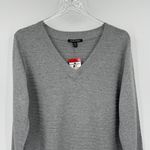 Hilary Radley  sweater women's M pullover V neck rib knit long sleeve tunic NEW Photo 2