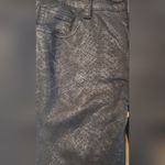 Bebe 2B  Black Skinny Jeans Animal Print Size:29 Photo 6