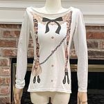Urban Outfitters suspender printed long sleeve tee / XS / Excellent condition Photo 0